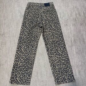 Levi’s Ribcage Straight Corduroy Jeans-Cheetah
